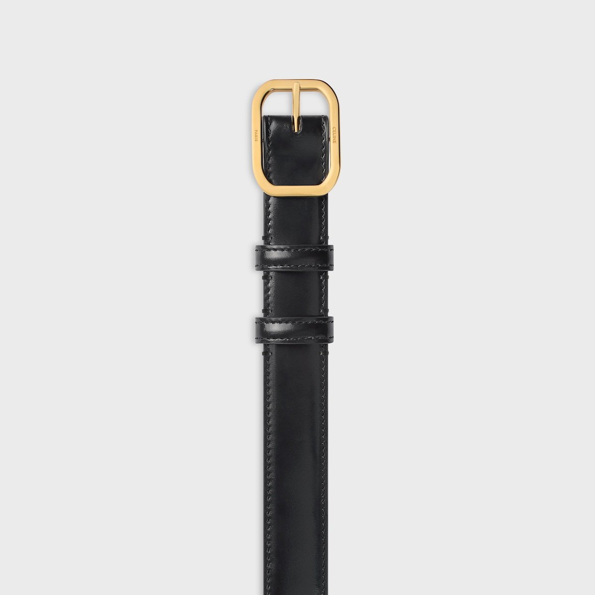 Celine Bc-16 25mm Belt In Taurillon Leather