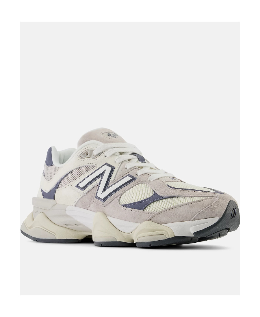 New Balance 9060 Low-top Suede And Mesh Sneakers In Gray