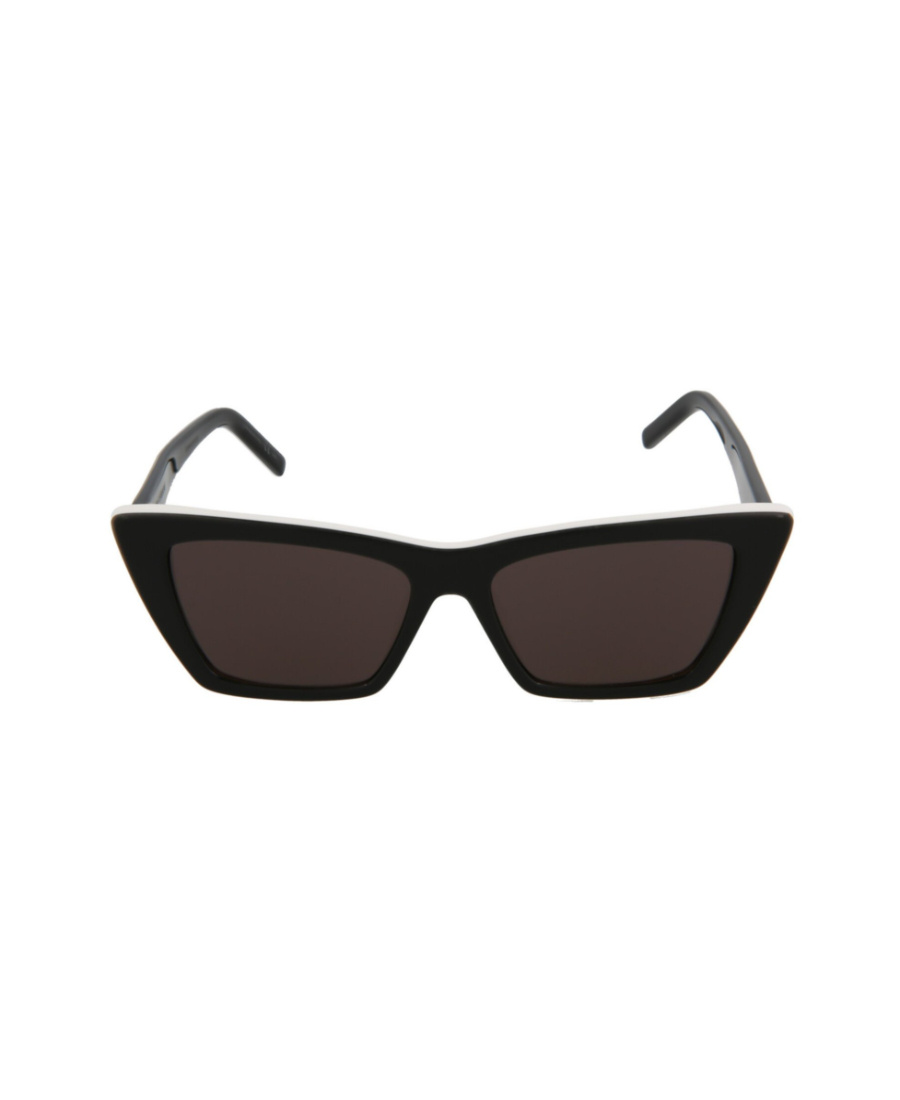 Saint Laurent Black Sl 276 Square Cat-eye Sunglasses In Black