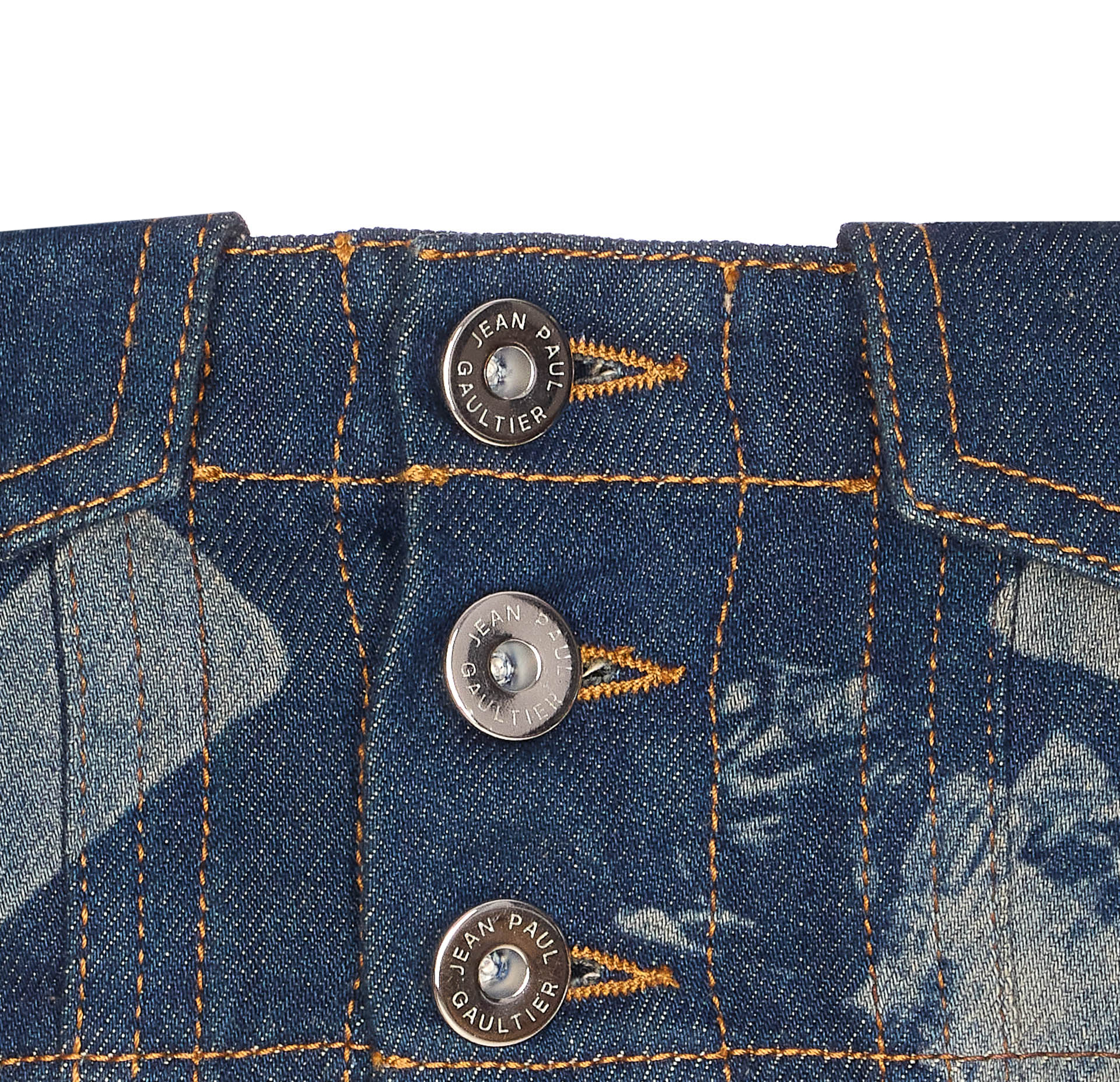 Jean Paul Gaultier Sleeveless Vest In Blue