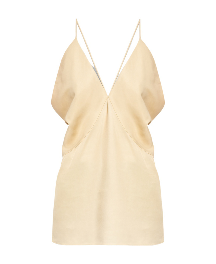 Totême Beige Draped Camisole In Nude