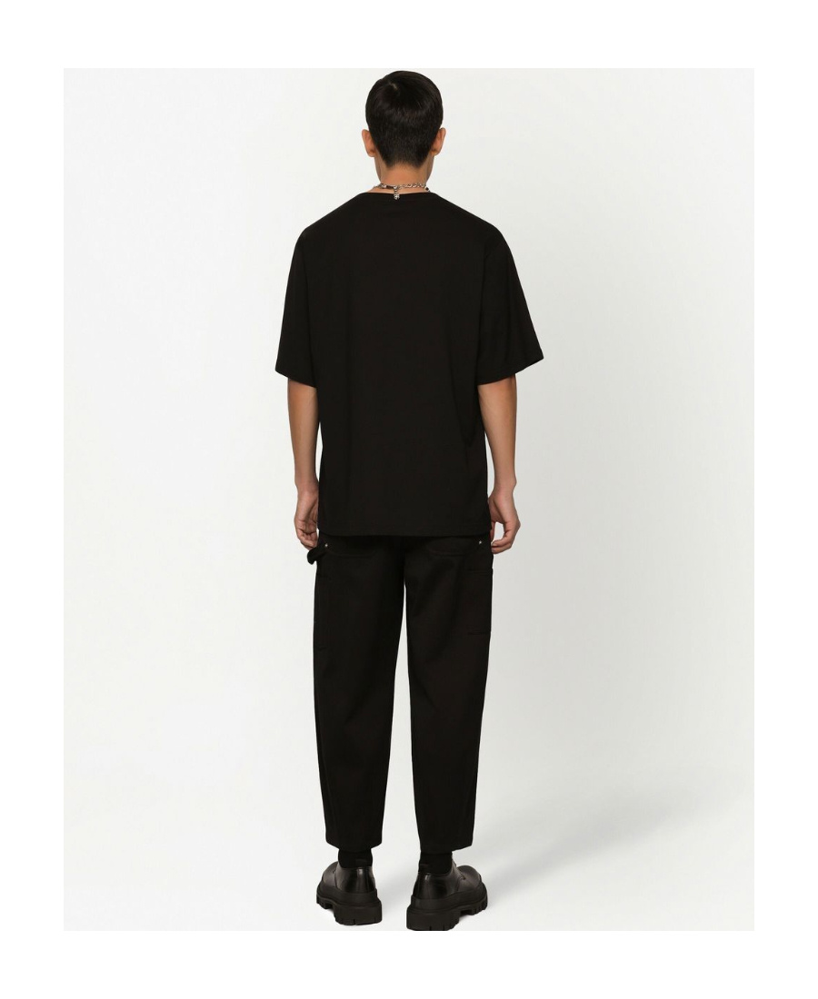 DOLCE & GABBANA DOLCE  GABBANA LOGO PRINTED CREWNECK T-SHIRT