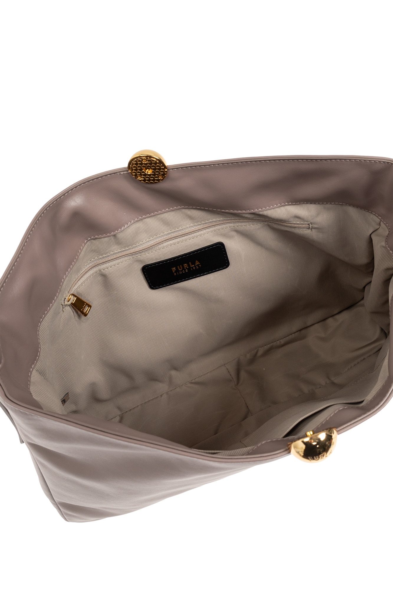 Furla Rectangular Shoulder Bag In Nude