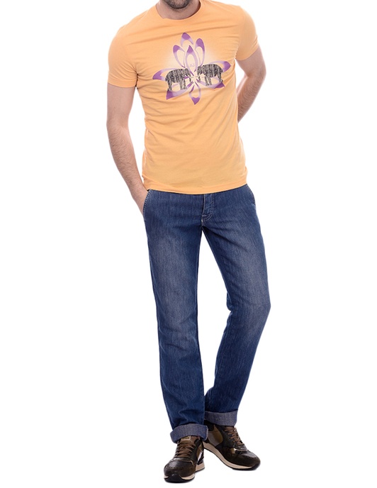 ARMANI JEANS LOGO DETAILS T-SHIRT