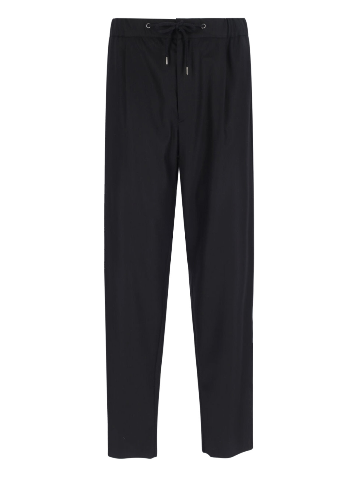 Giorgio Armani Trousers Featuring Elastic Waistband And Pockets In Black