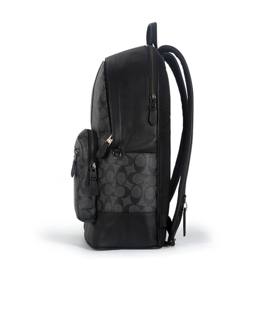 COACH LOGO JACQUARD BACKPACK 