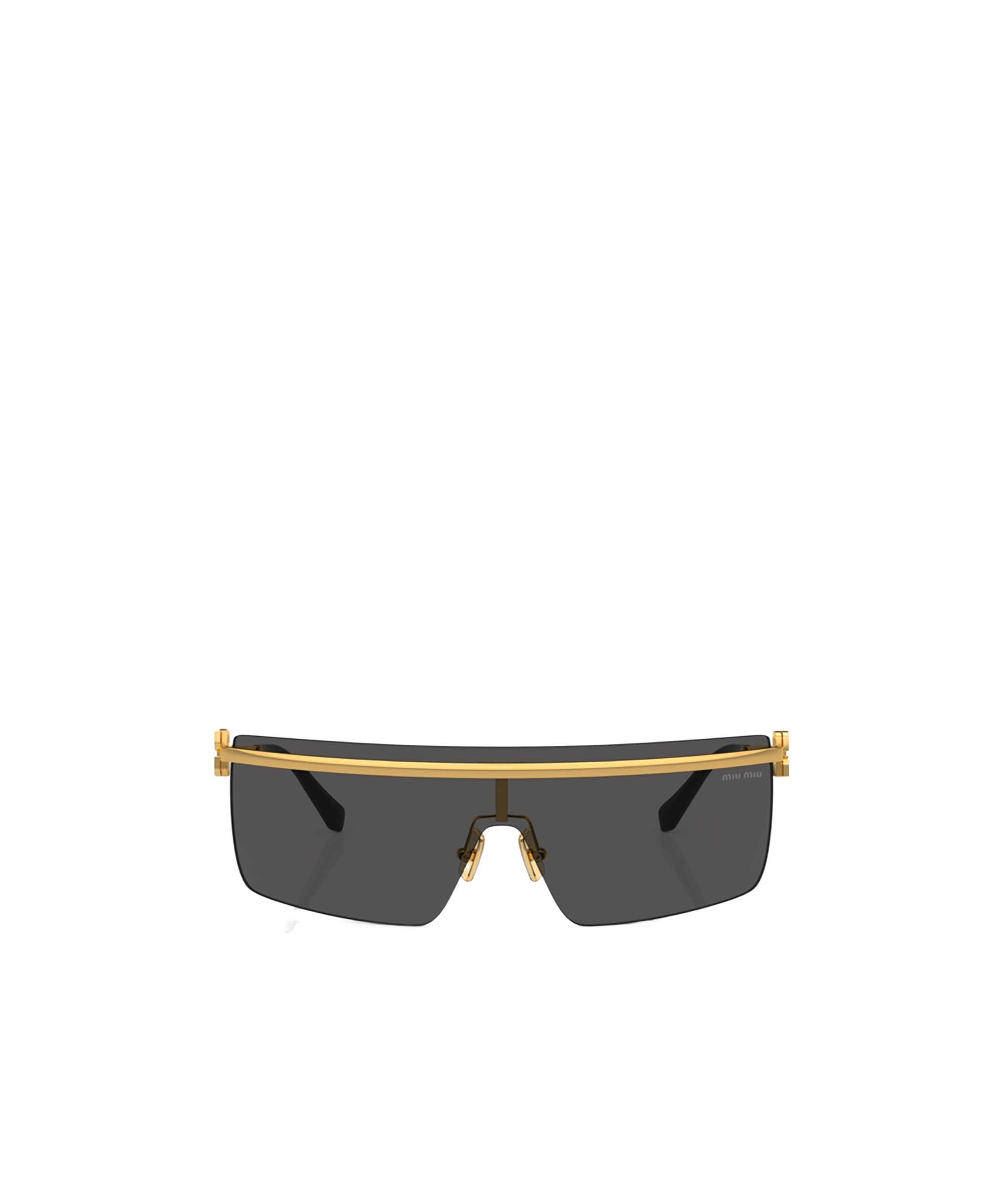 Miu Miu Mask-frame Sunglasses In Gray