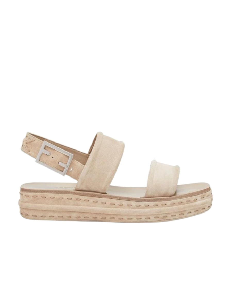 サンダル Fendi Cappuccino suede sandals Fendi Cappuccino Suede Sandals In Neutral | ModeSens