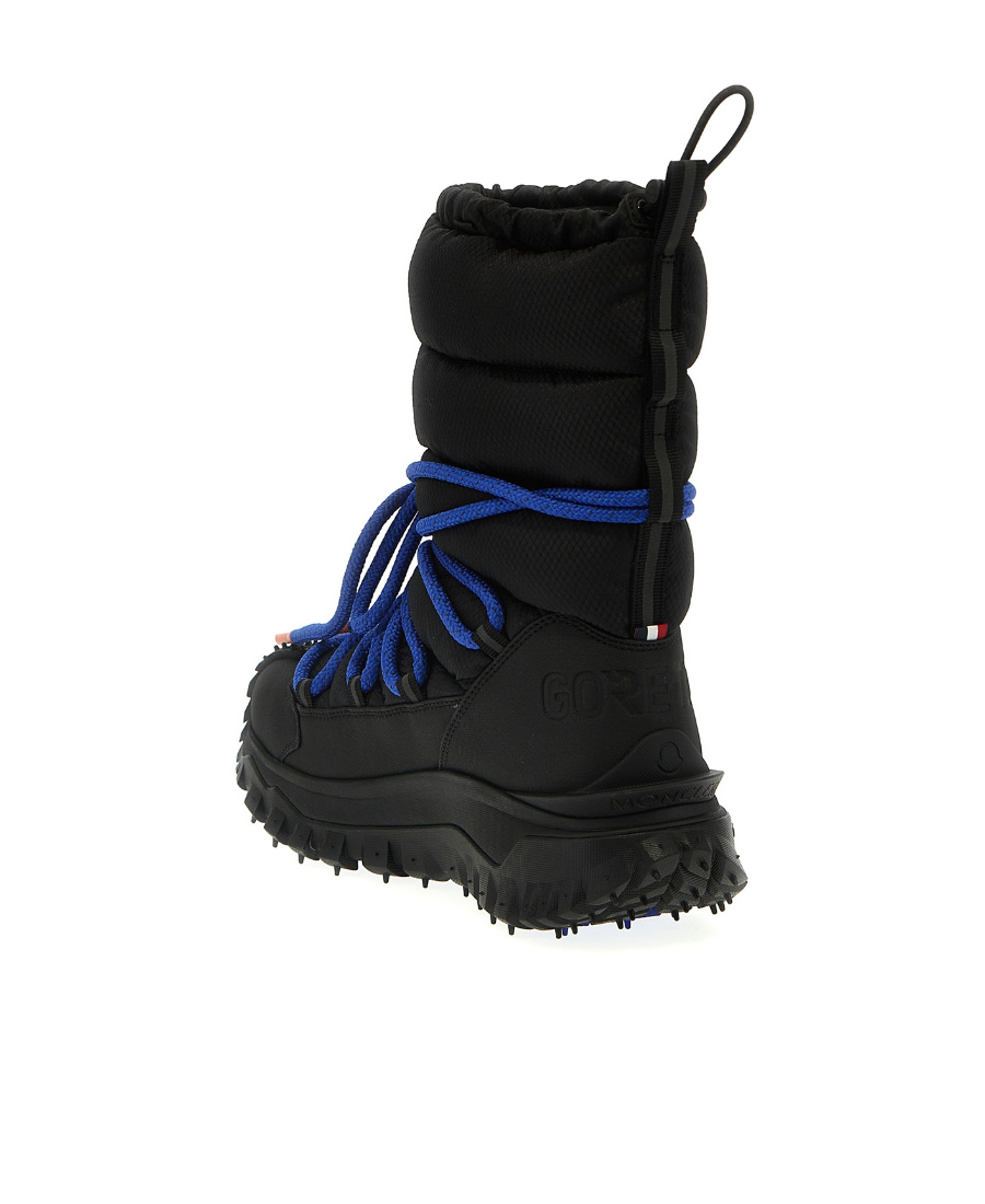 Moncler Men's Trailgrip Apres Quilted Snow Boots In Black