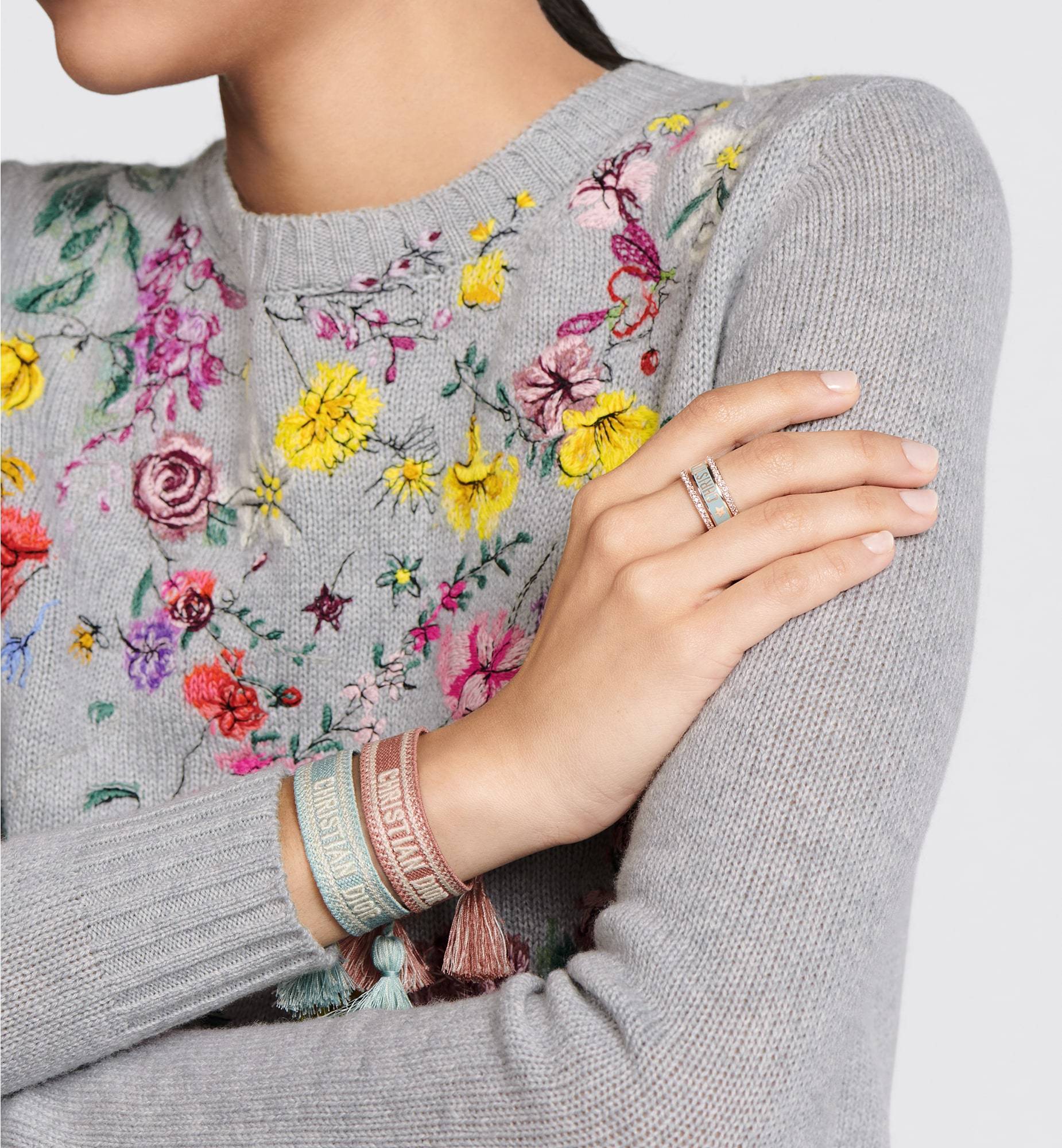 Dior 2 Pieces Of Bracelet In Gray