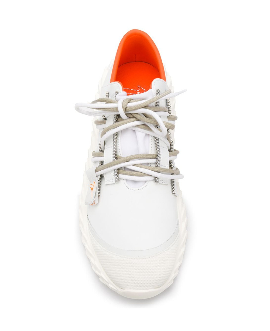 Giuseppe Zanotti Strap-up Casual Sneakers In White