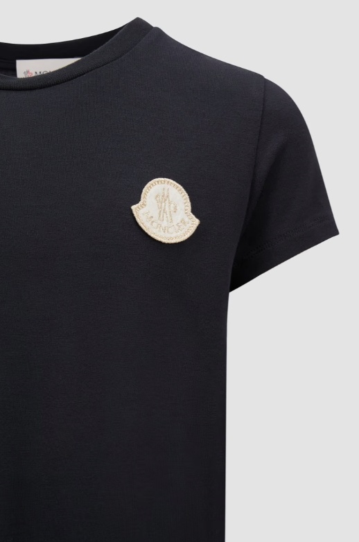 Moncler Item O-neck Short-sleeved T-shirt In Blue