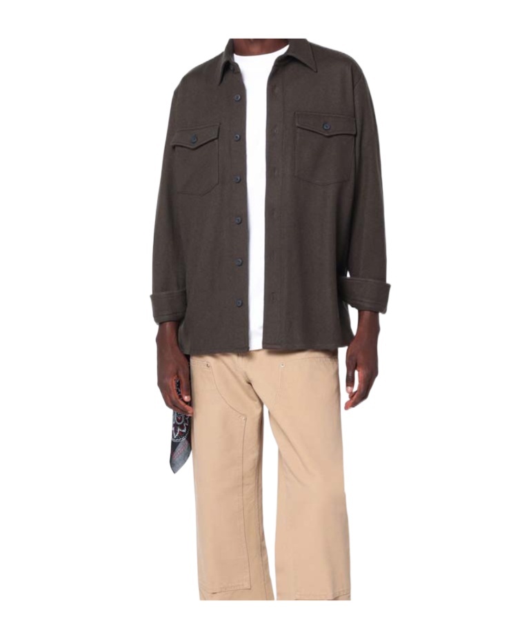 Destin Surl Long Sleeve Shirt In Brown