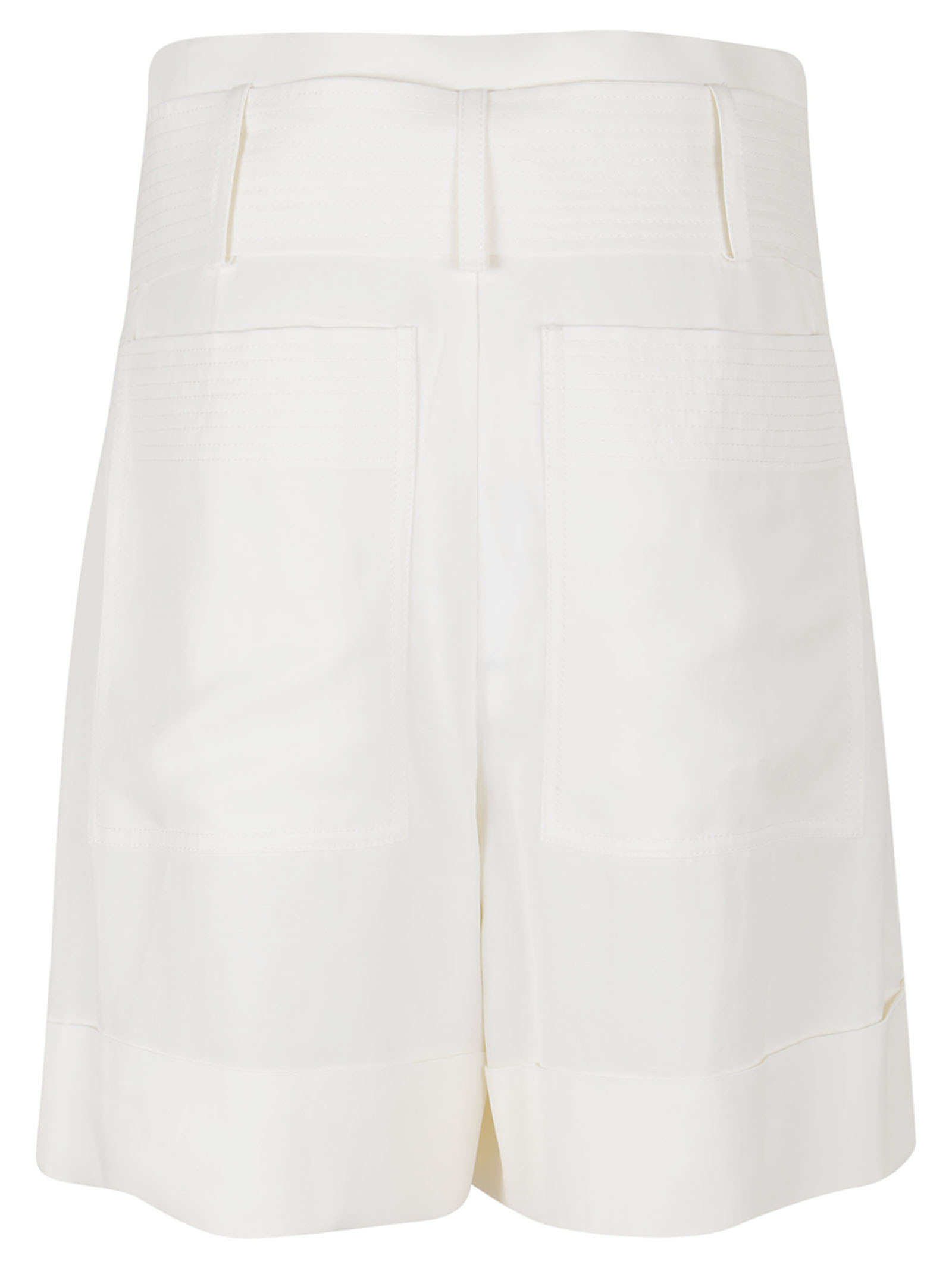 Shop P.a.r.o.s.h High-rise Tied-waist Shorts