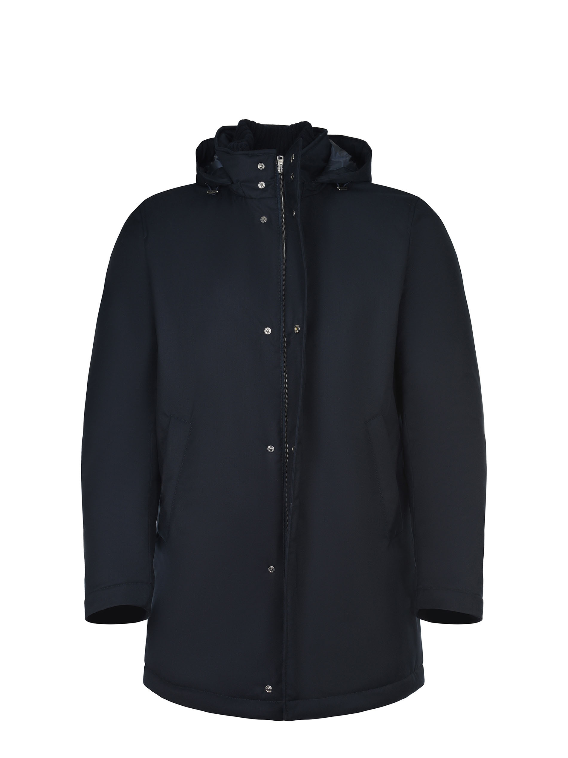 Herno Down Jacket Made Of Technical Fabric In Blue