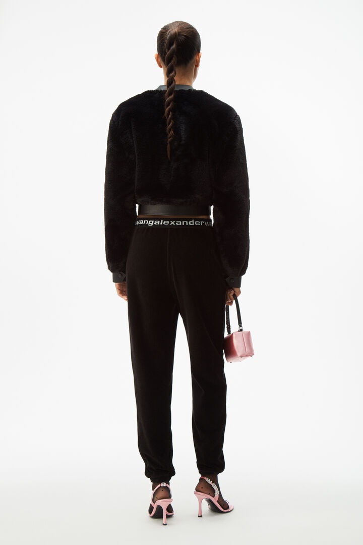 ALEXANDER WANG ALEXANDER WANG LOGO WAISTBAND SWEATPANTS