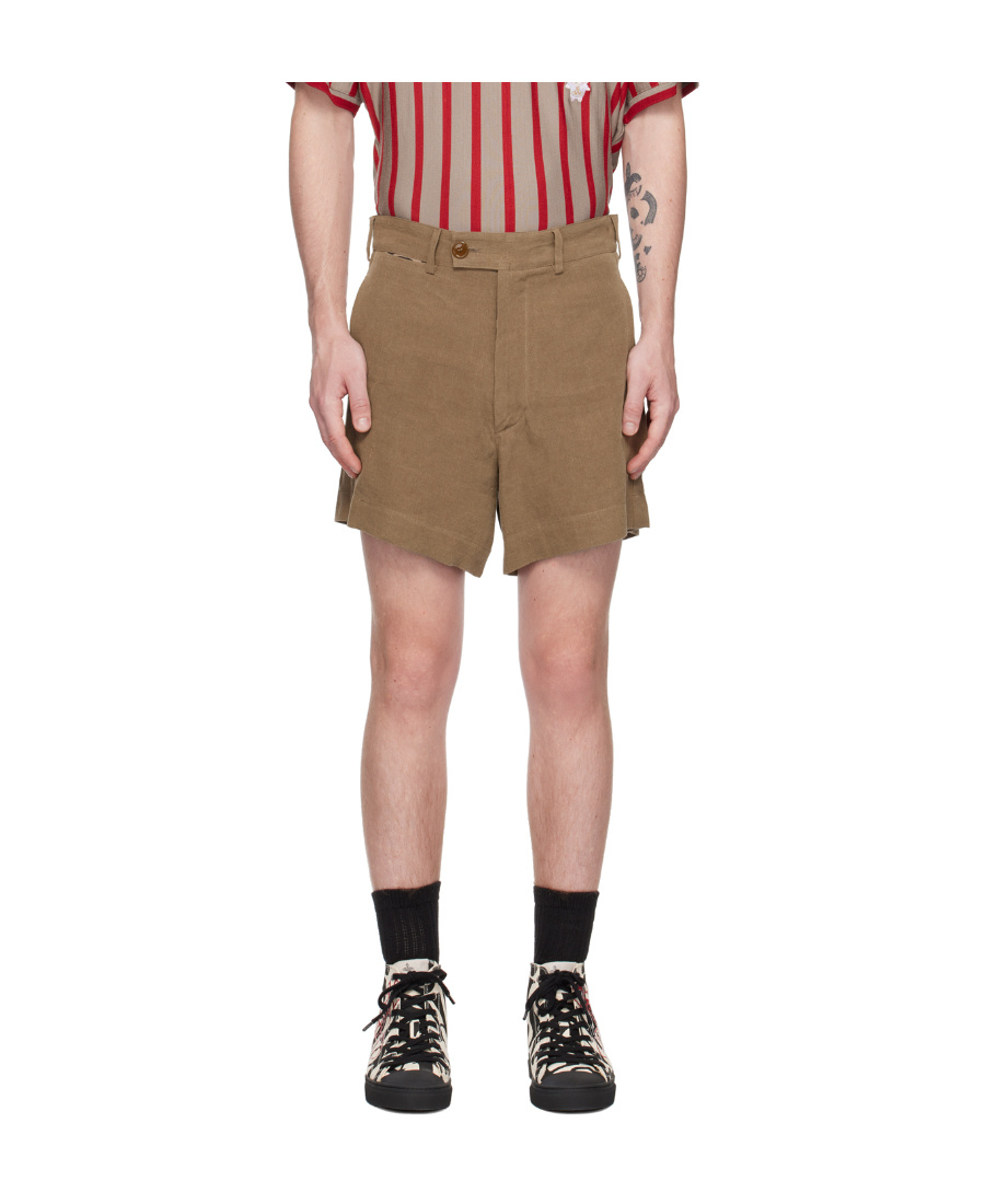 Vivienne Westwood Logo Shorts In Brown