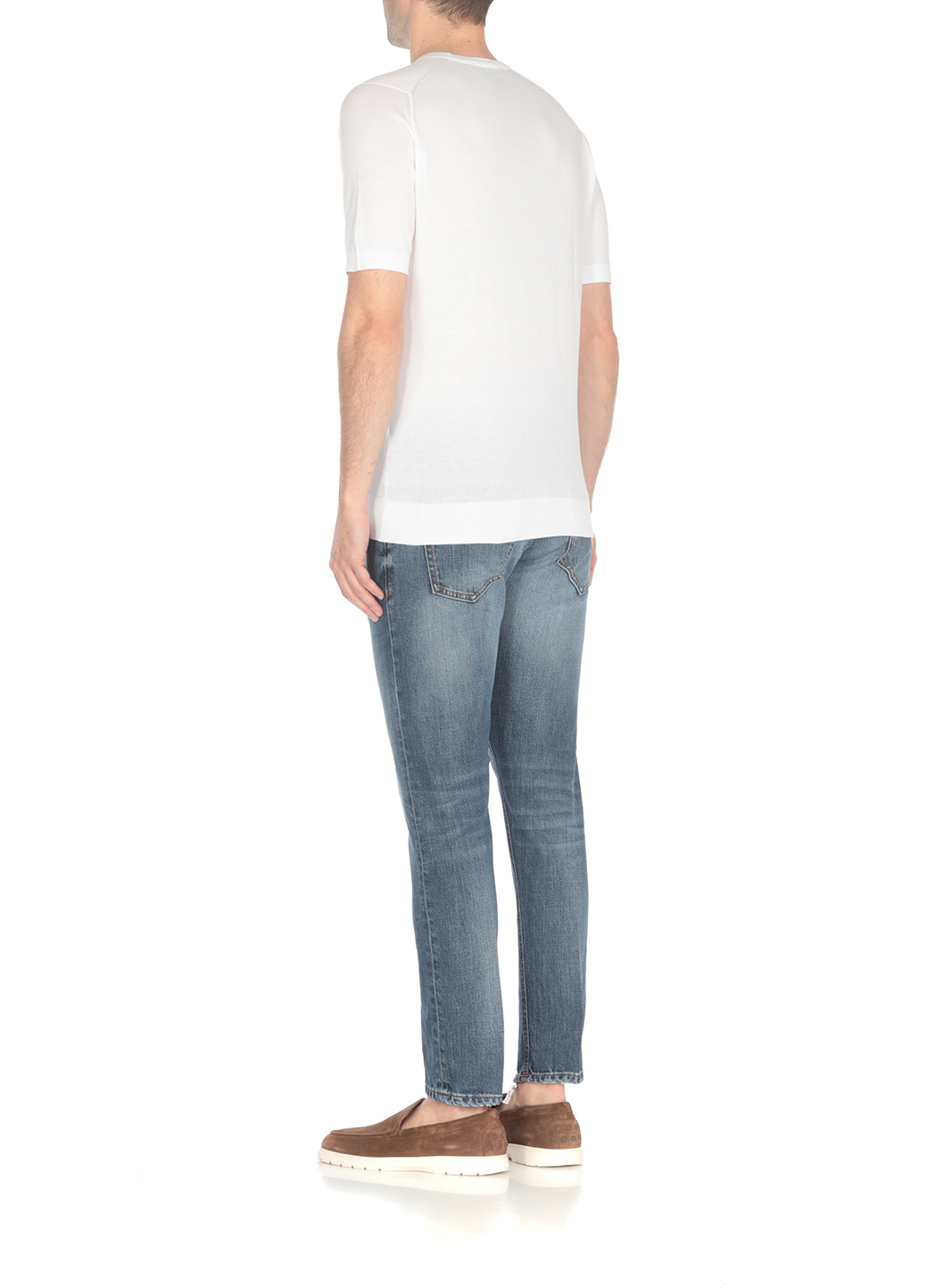 John Smedley Kempton T-shirt In White
