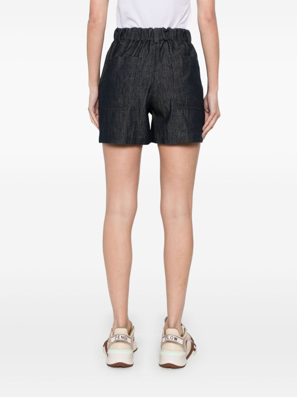 Shop Brunello Cucinelli Pleat-detail Shorts In Black