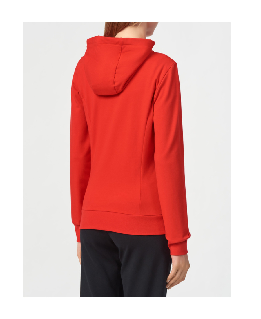 Ea7 Logo And Hat Casual Jacket In Red