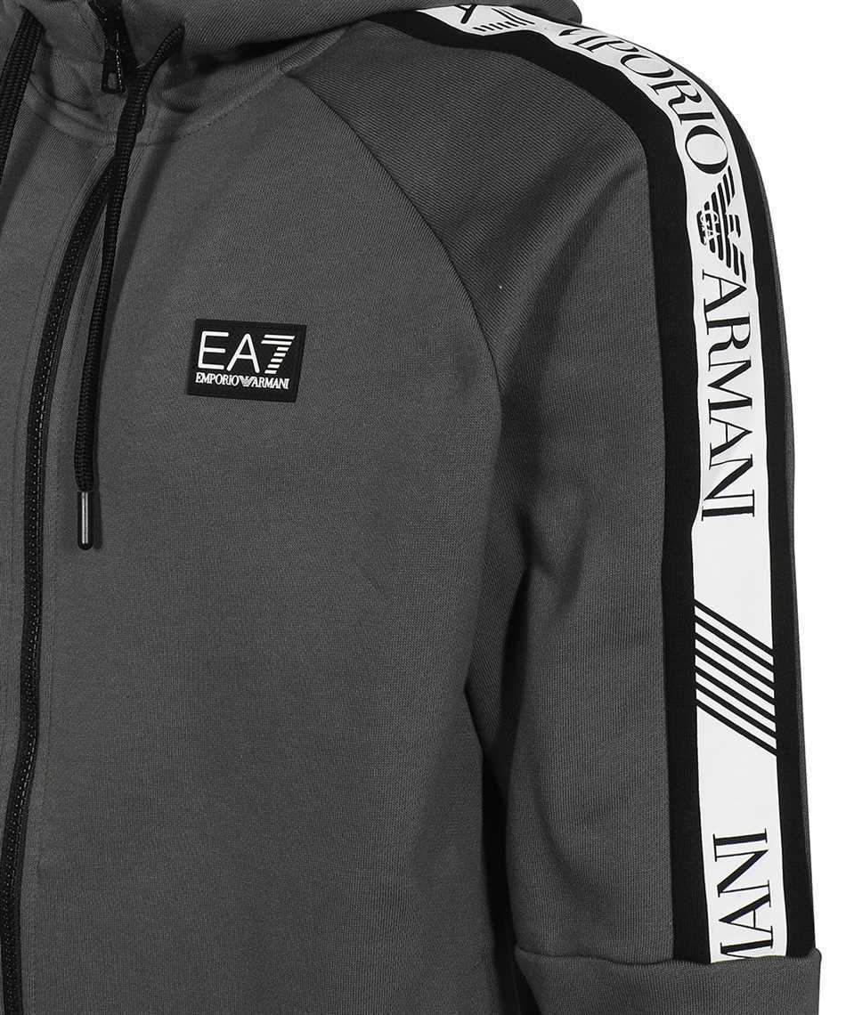Ea7 Logo Casual Jacket In Black