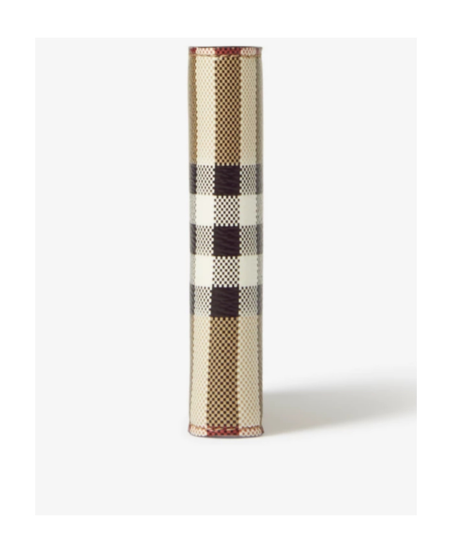 Burberry Check-print Bifold Wallet In Nude