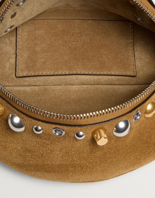 Valentino Zippered Waist Pack In Brown