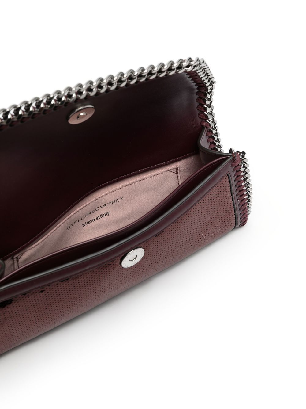 Stella Mccartney Logo Clutch In Multicolor