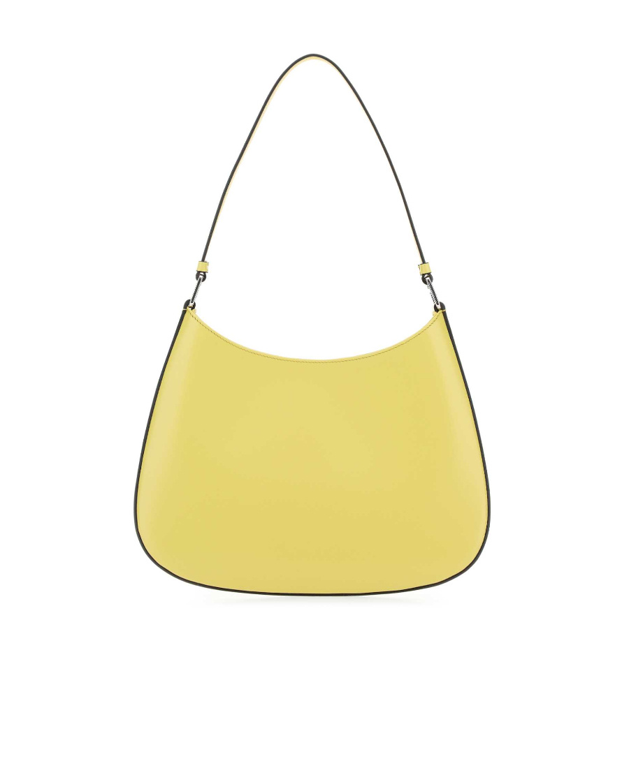Prada Cleo Logo Shoulder Bag In Yellow