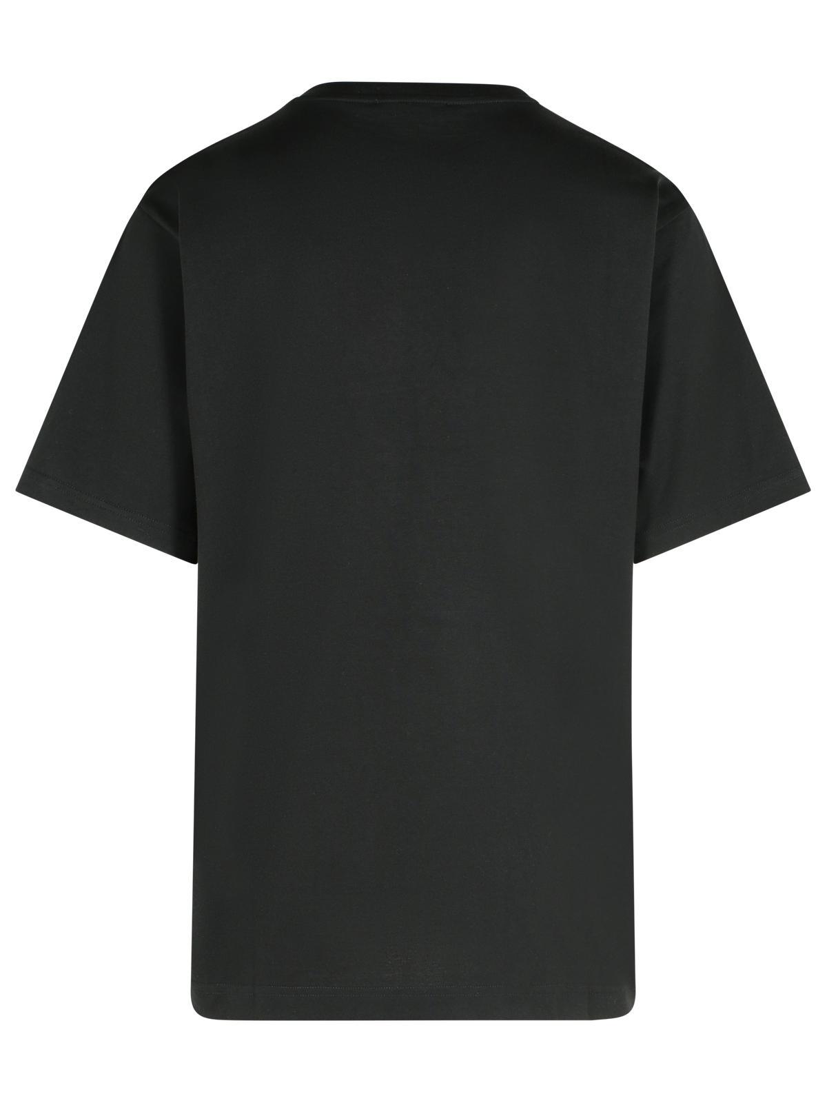 Dolce & Gabbana Men Short Sleeve T-shirt With Logo In Black
