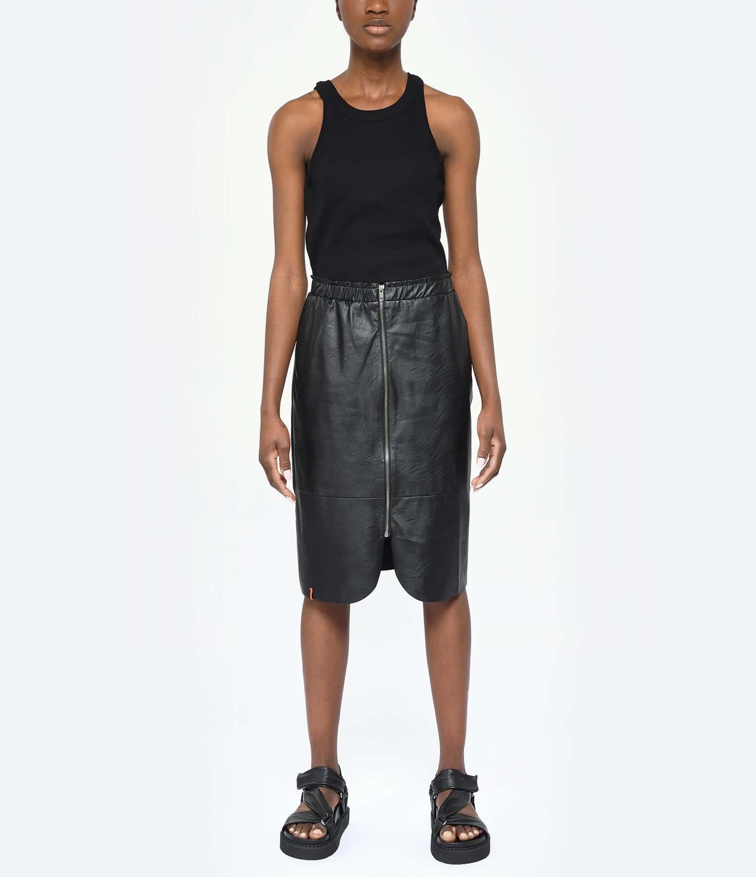 Isabel Marant Naori Grained-leather Sandals In Black