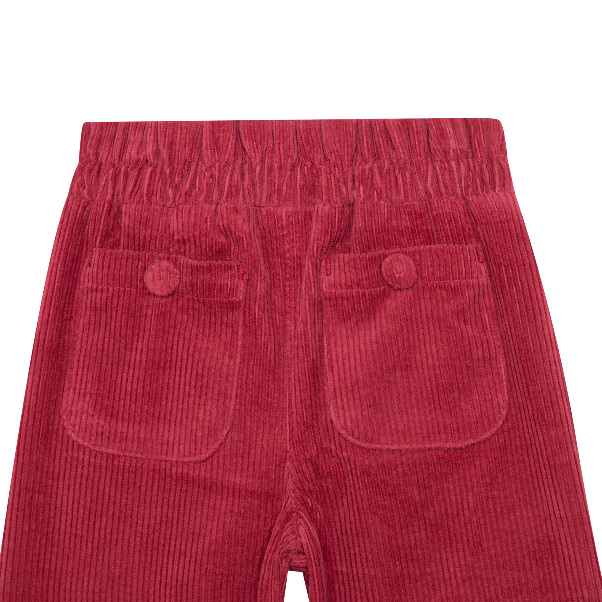 Chloé Corduroy Straight-leg Trousers In Red