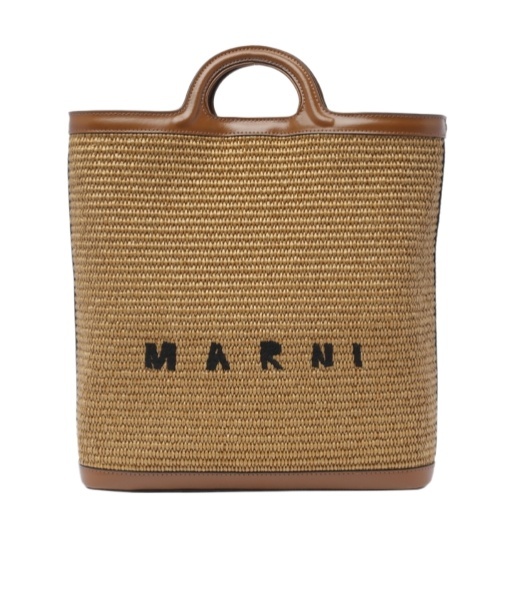 Marni Tropicalia Handbag In Brown