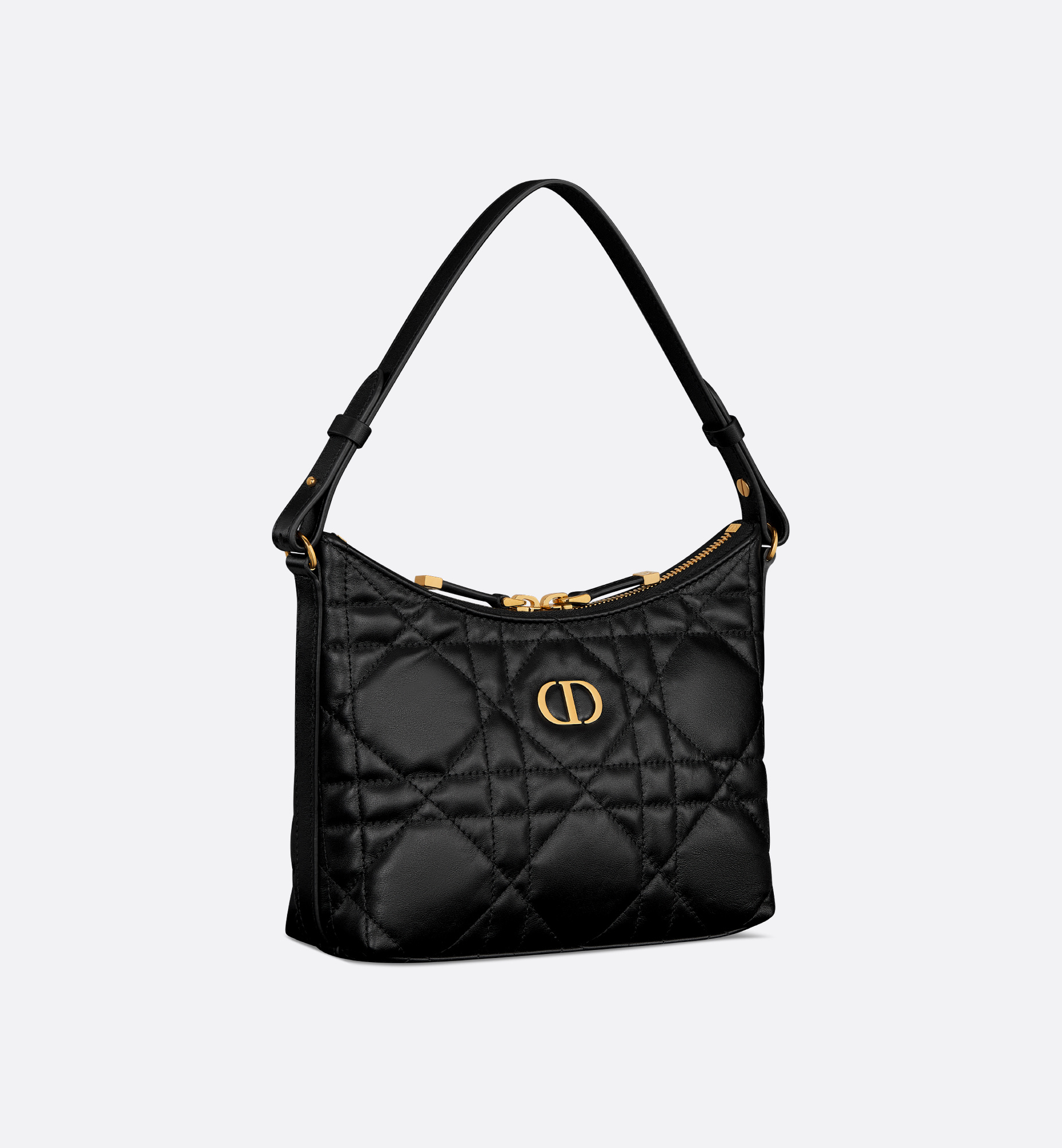 Dior Miss Caro Ling Mini Bag With Chain In Black