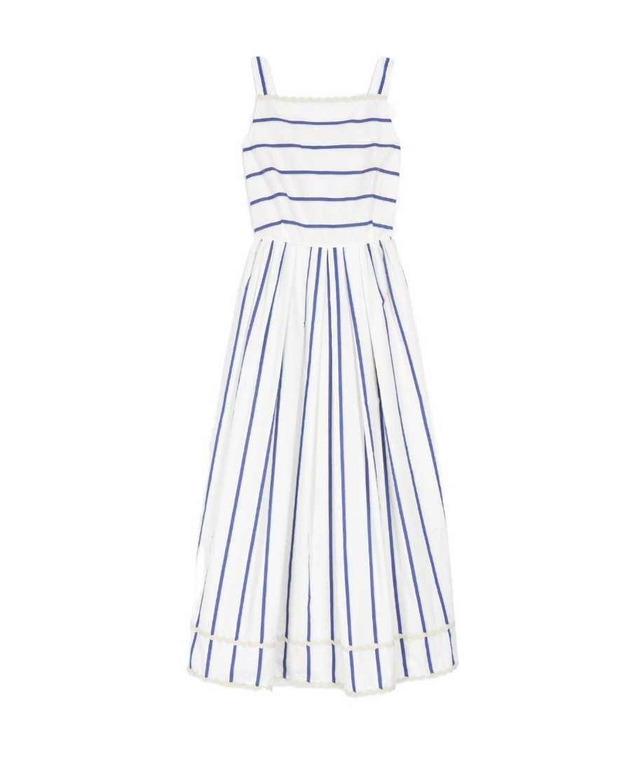 Weekend Max Mara Logo Dress In White