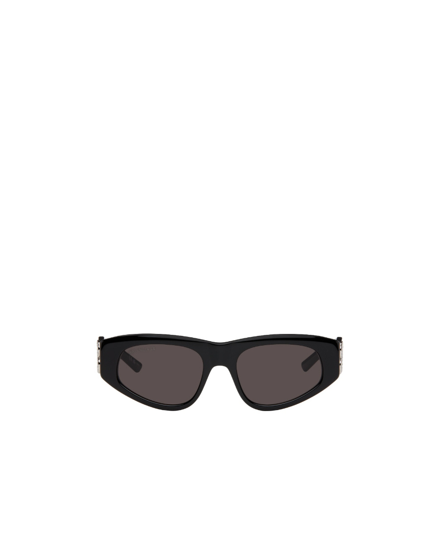 Balenciaga Eyewear Rectangular Frame Sunglasses In Black