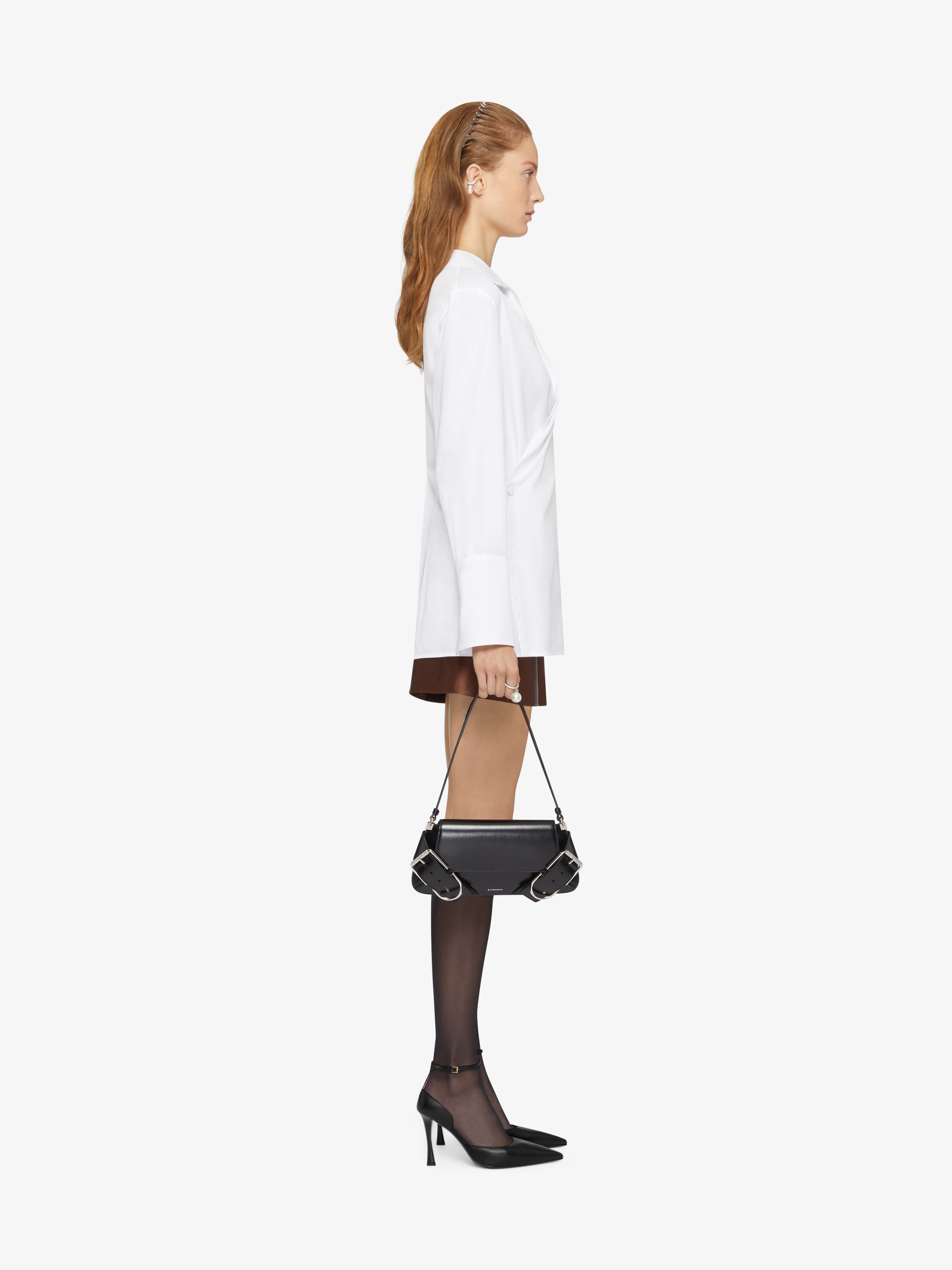 Givenchy Poplin Wrap Shirt In White