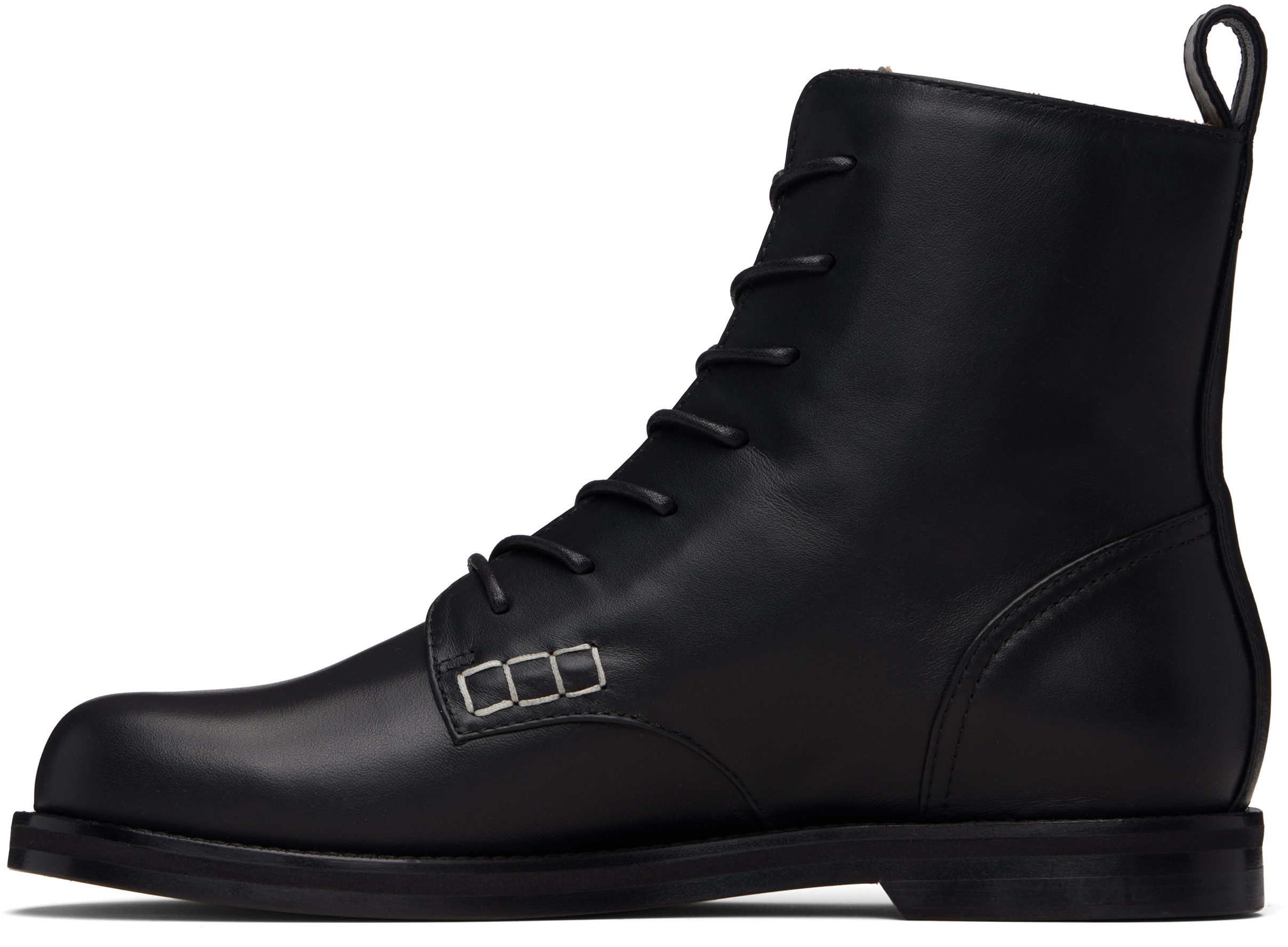 Jw Anderson Lace-up Ankle Boots In Black