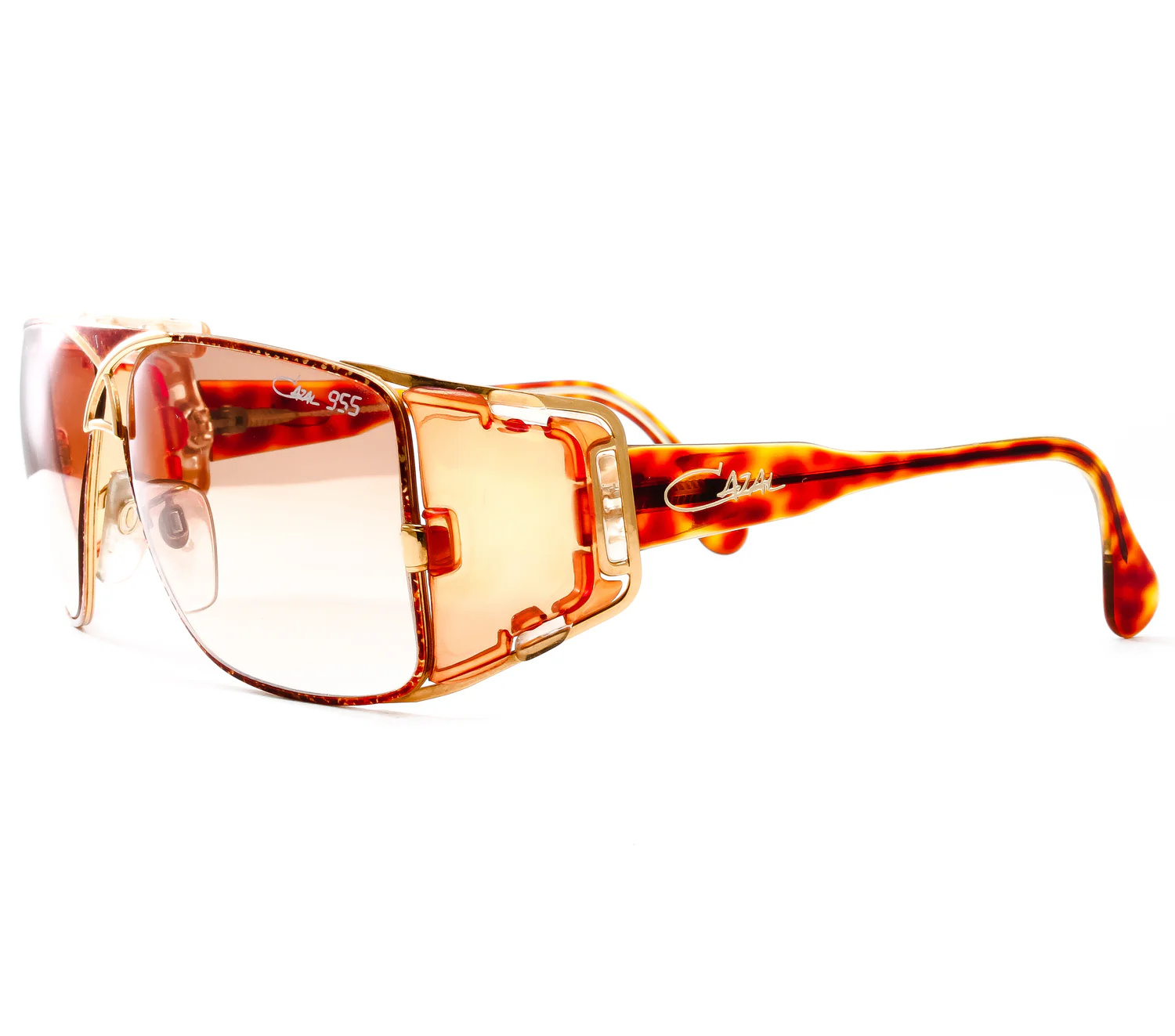 Cazal Retro Sunglasses In Brown