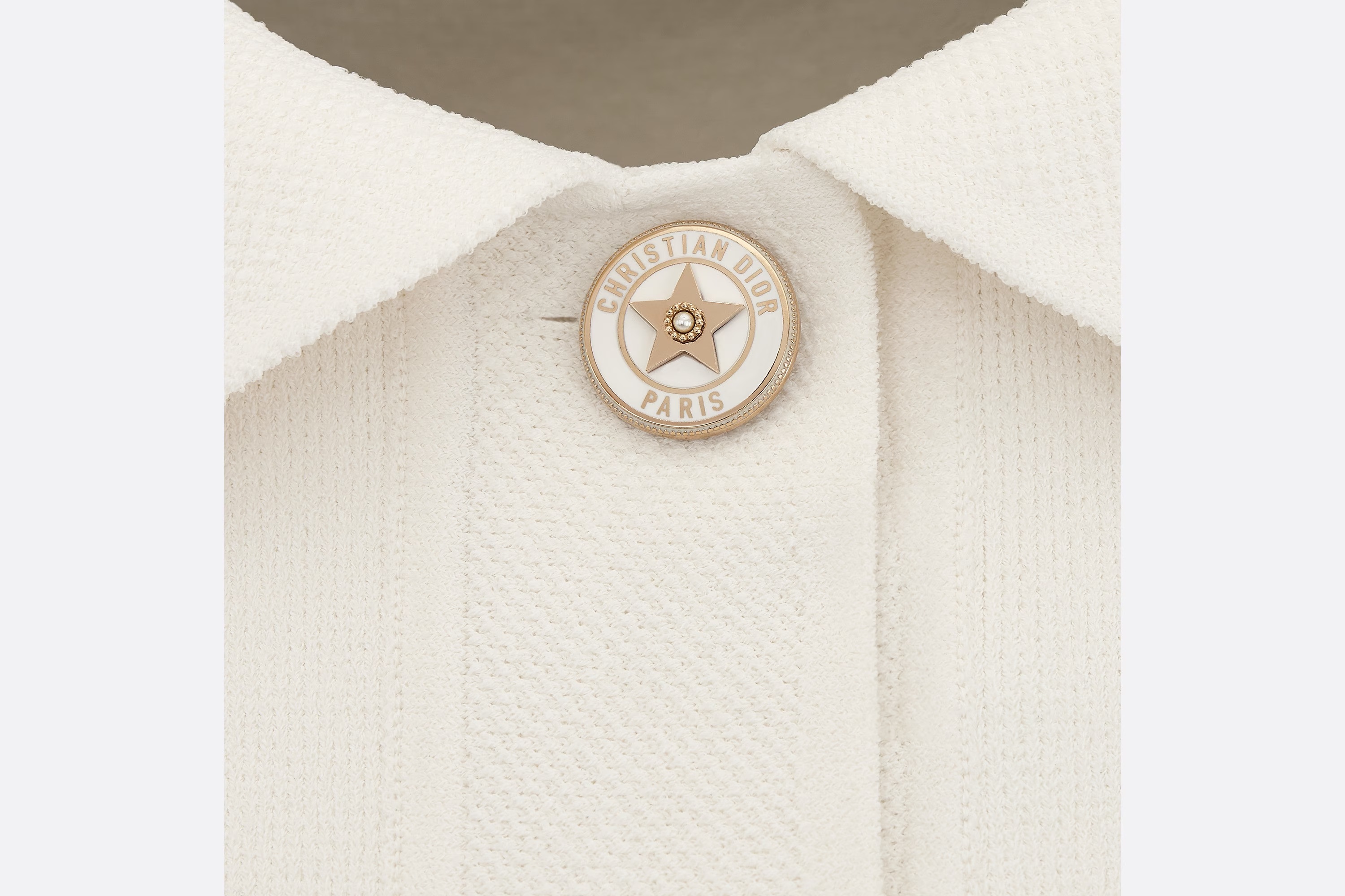 Dior Short Jacket In White