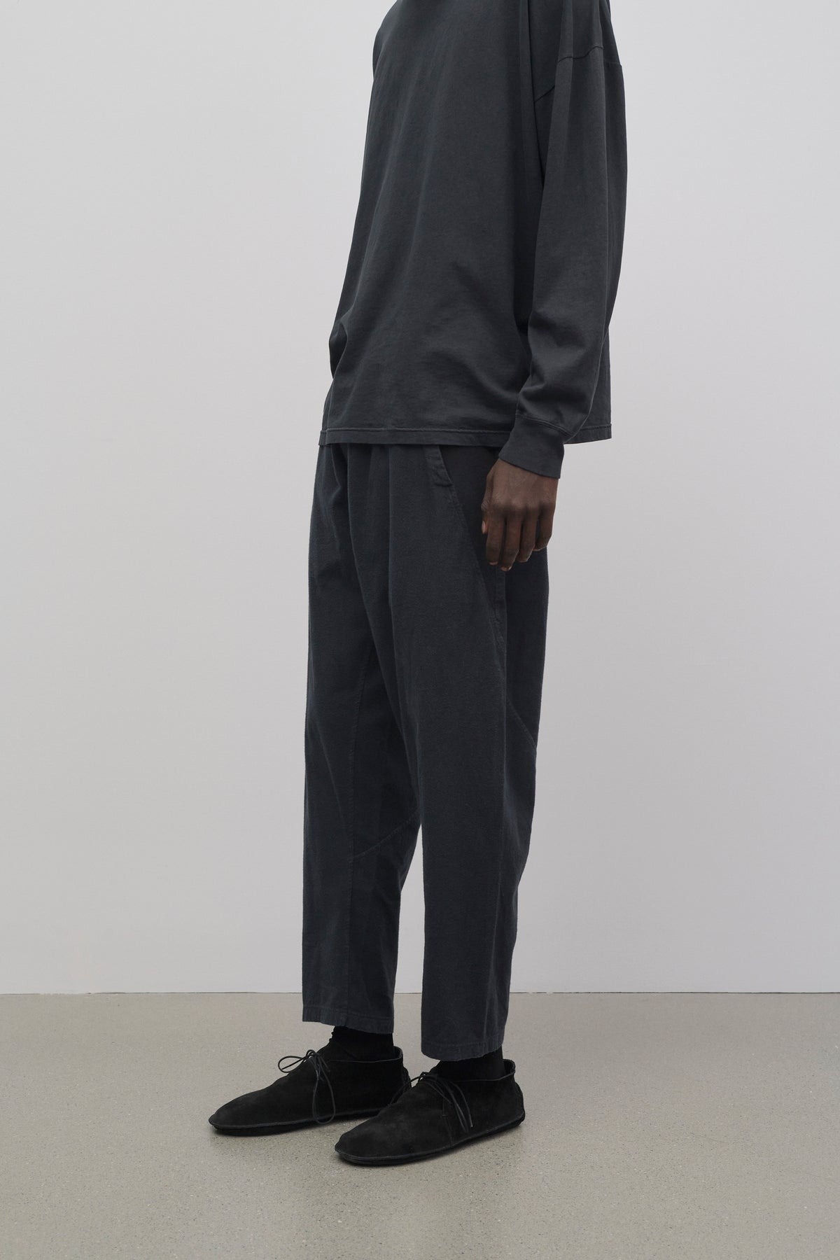 The Row Lacing Casual Shoes In Black