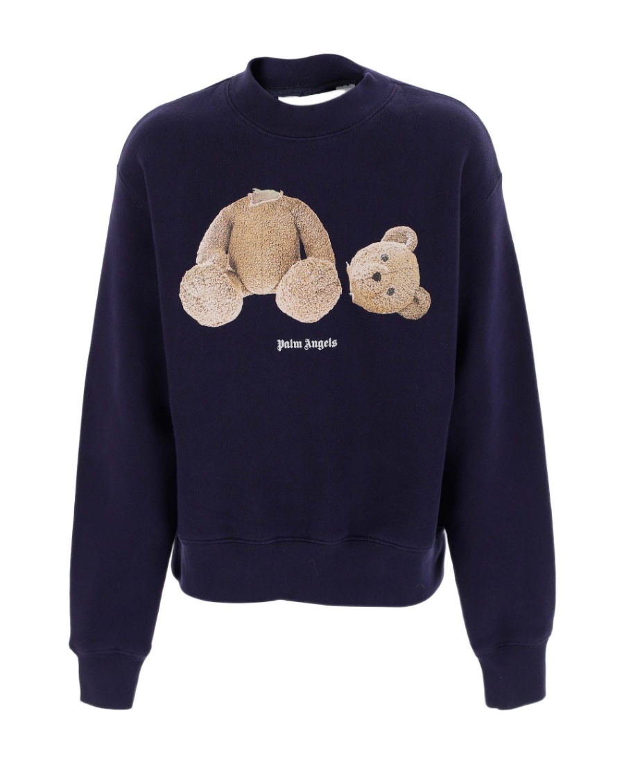 Palm Angels Bear-motif Sweatshirt In Black