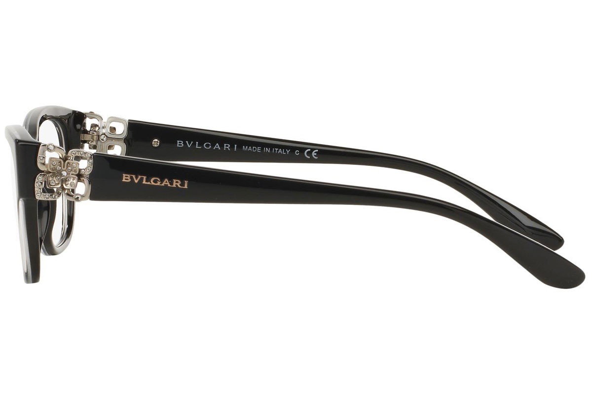 Bvlgari Black Square Flat Mirror In White