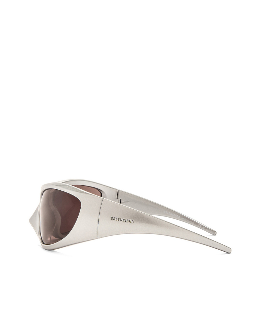 Balenciaga Skin Xxl Cat-eye Sunglasses In Gray