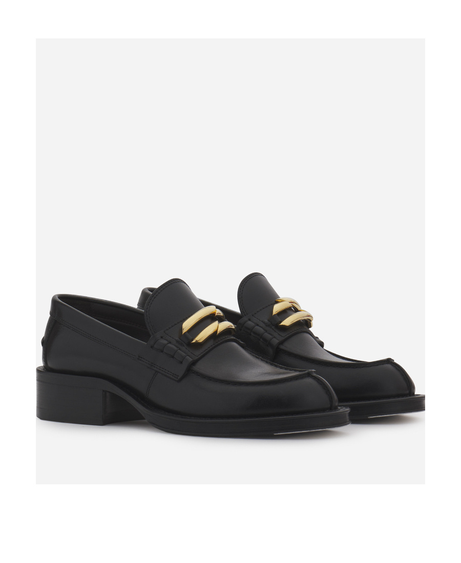 Lanvin Moccasters In Black
