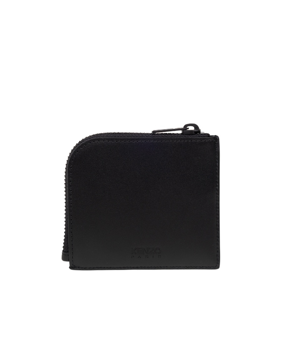 Kenzo Zip Wallet In Black