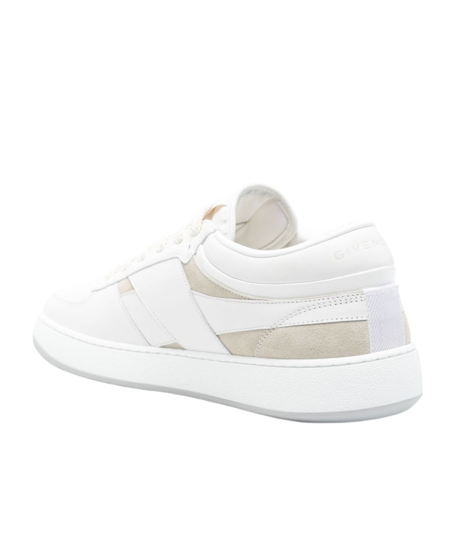 Shop Givenchy G Move Sneakers In Mixed Leathers In White