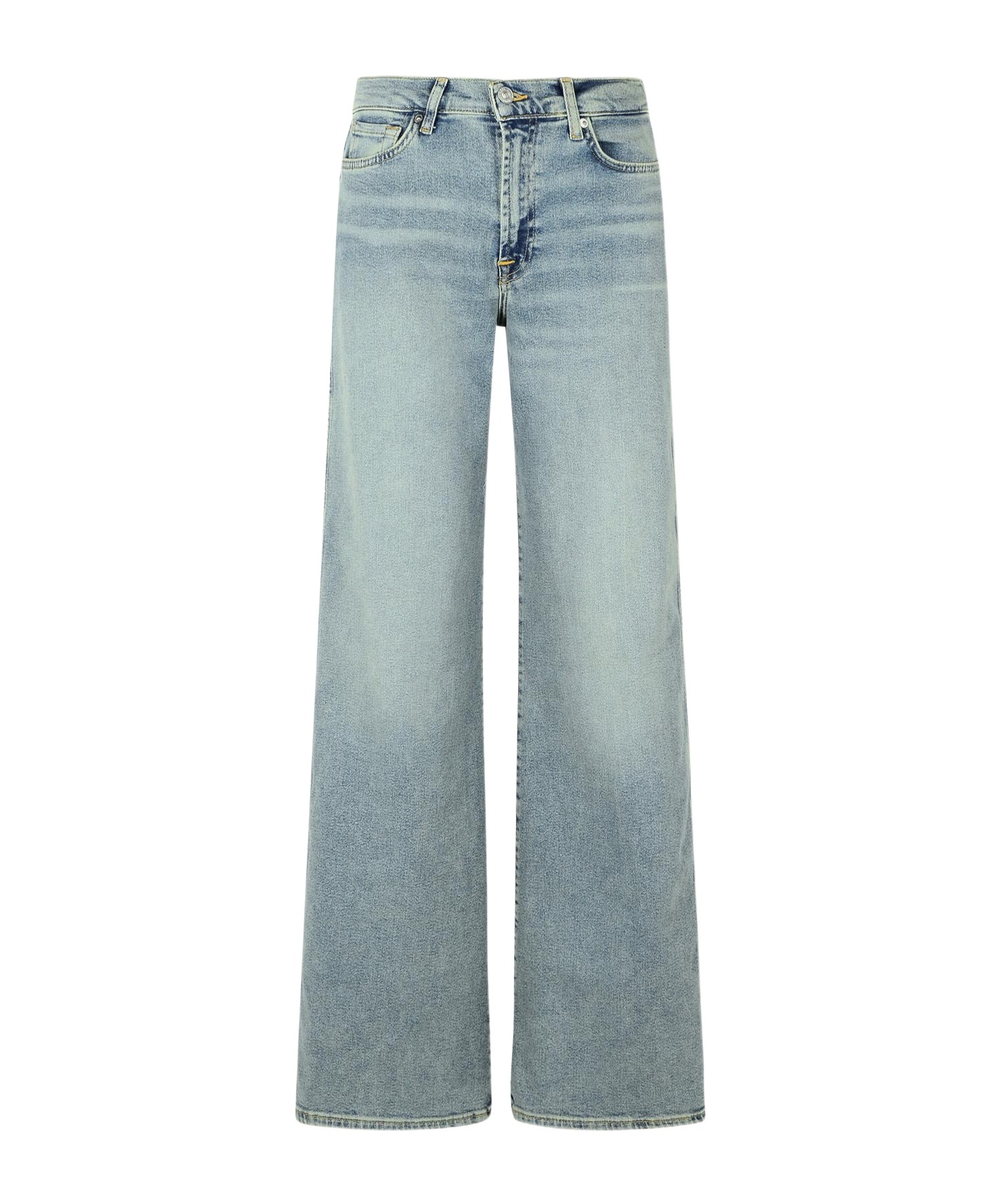 7 For All Mankind Ultra High Rise Jo Cropped Jeans In Sandalwood In Gray