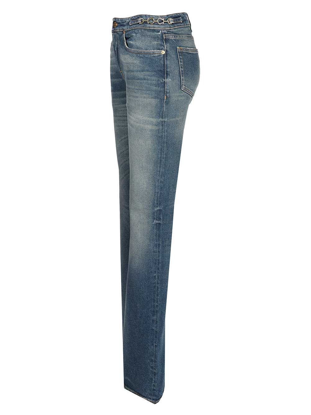 Golden Goose Deluxe Brand Bootcut Jeans In Blue