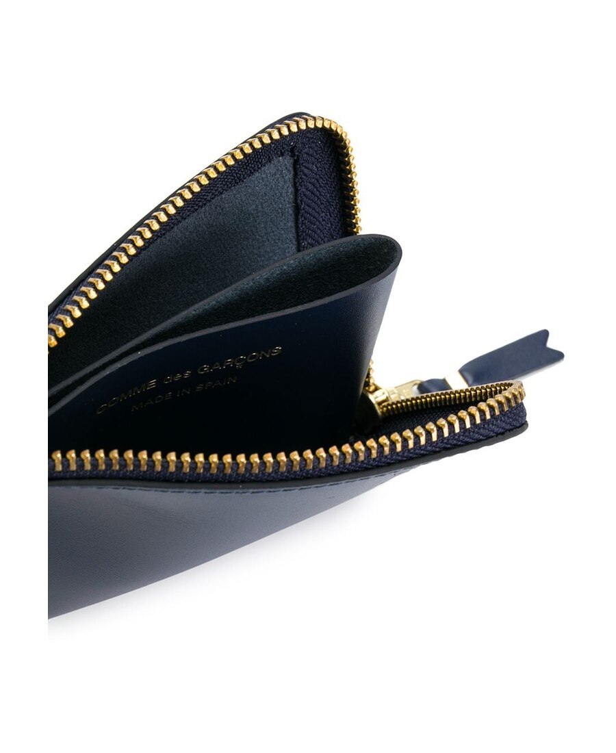 Comme Des Garçons Zip Round Wallet In Black